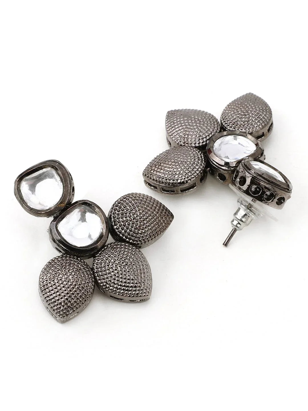 Handcrafted Silver Oxidized Necklace Set