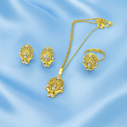 24K Handmade Gold Plated Designer Jewelry Set