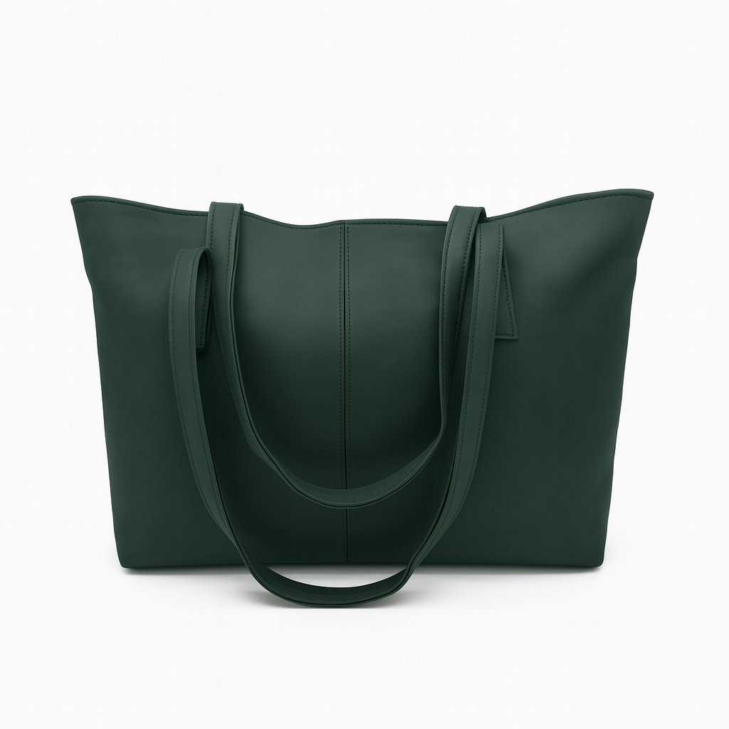 Elegant Large Capacity PU Leather Tote Bag for Women