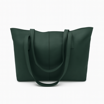 Elegant Large Capacity PU Leather Tote Bag for Women