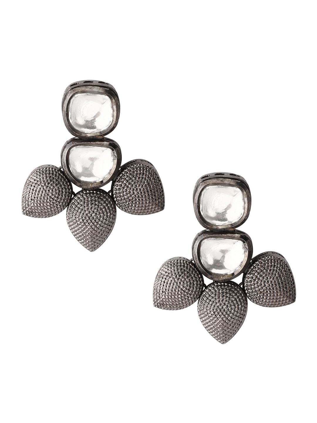 Handcrafted Silver Oxidized Necklace Set