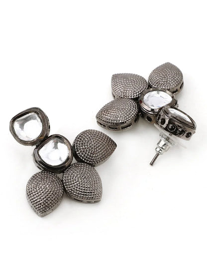 Handcrafted Silver Oxidized Necklace Set